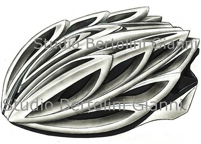 disegno casco bici