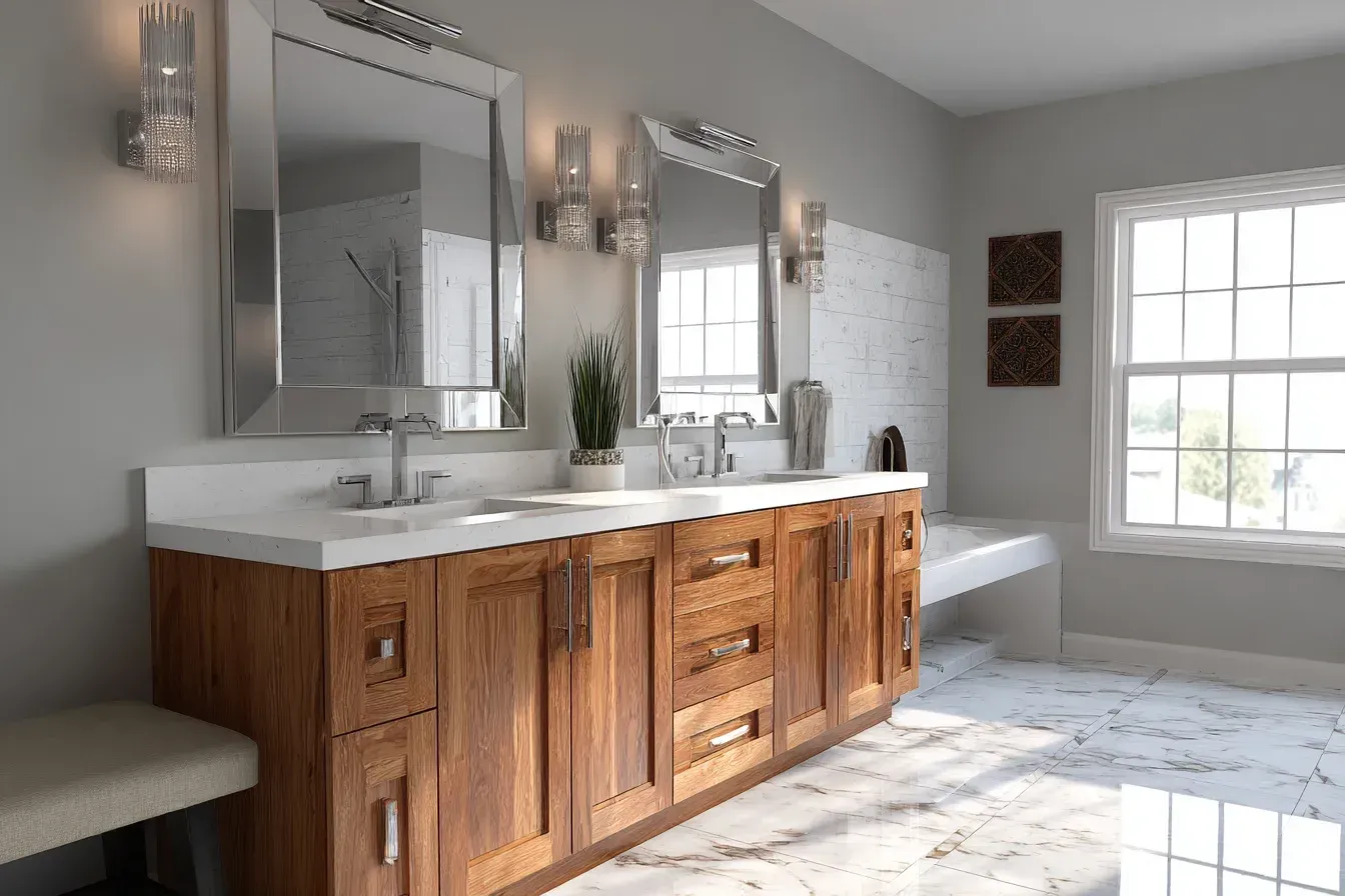 Bathroom renovations Surrey feature mosaic tile inserts, waterfall faucets, floating shelves, and bright mirror lighting. Contractors deliver superior design and structural resilience.
Bathroom remodeling Surrey BC provides custom shower builds, stone countertops, wall tile mosaics, and minimalistic vanities. Renovation teams execute each detail with precision.
Bathroom renovation Surrey includes full-height tile showers, recessed lights, framed mirrors, and brushed-nickel fixtures. Our renovation results are both luxurious and long-lasting.
Surrey bathroom renovations offer groutless wall panels, quartz slabs, heated floors, and upgraded water-efficient fixtures. Renovators prioritize durability and clean visual lines.