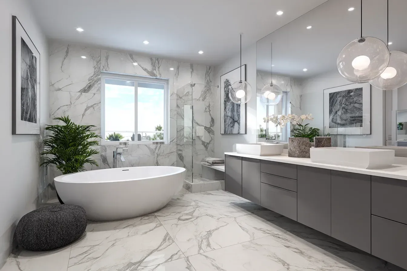 Bathroom renovation Surrey includes luxury showers, stone tile, recessed lighting, and custom cabinetry. Our skilled contractors ensure elegant and functional remodeling results.
Bathroom remodeling Surrey BC covers modern fixtures, vanity lighting, quartz countertops, and waterproof tile floors. Surrey renovation teams bring precision craftsmanship to every project.