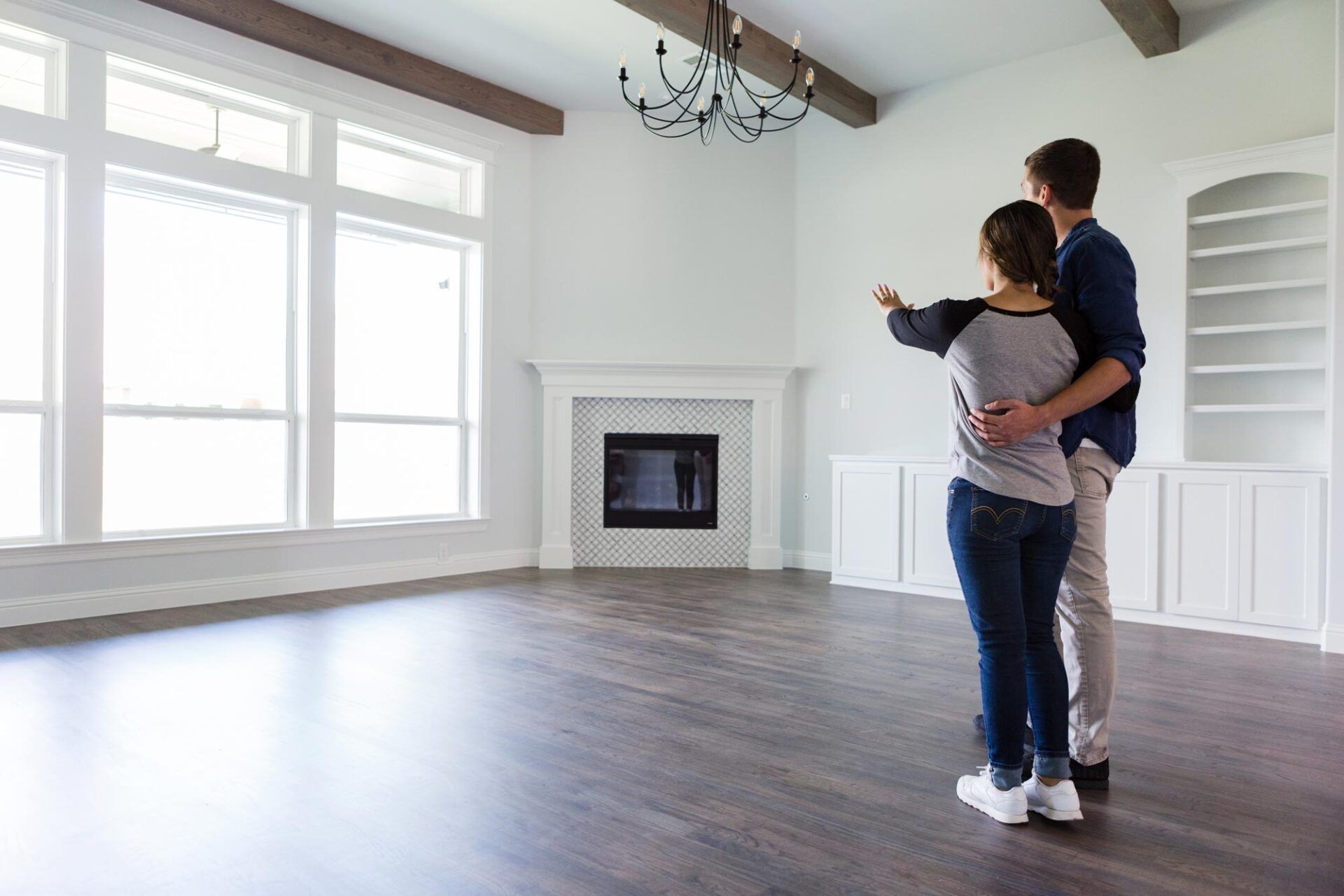 Couple In Their New Home — Louisville, KY — Montgomery Realtors