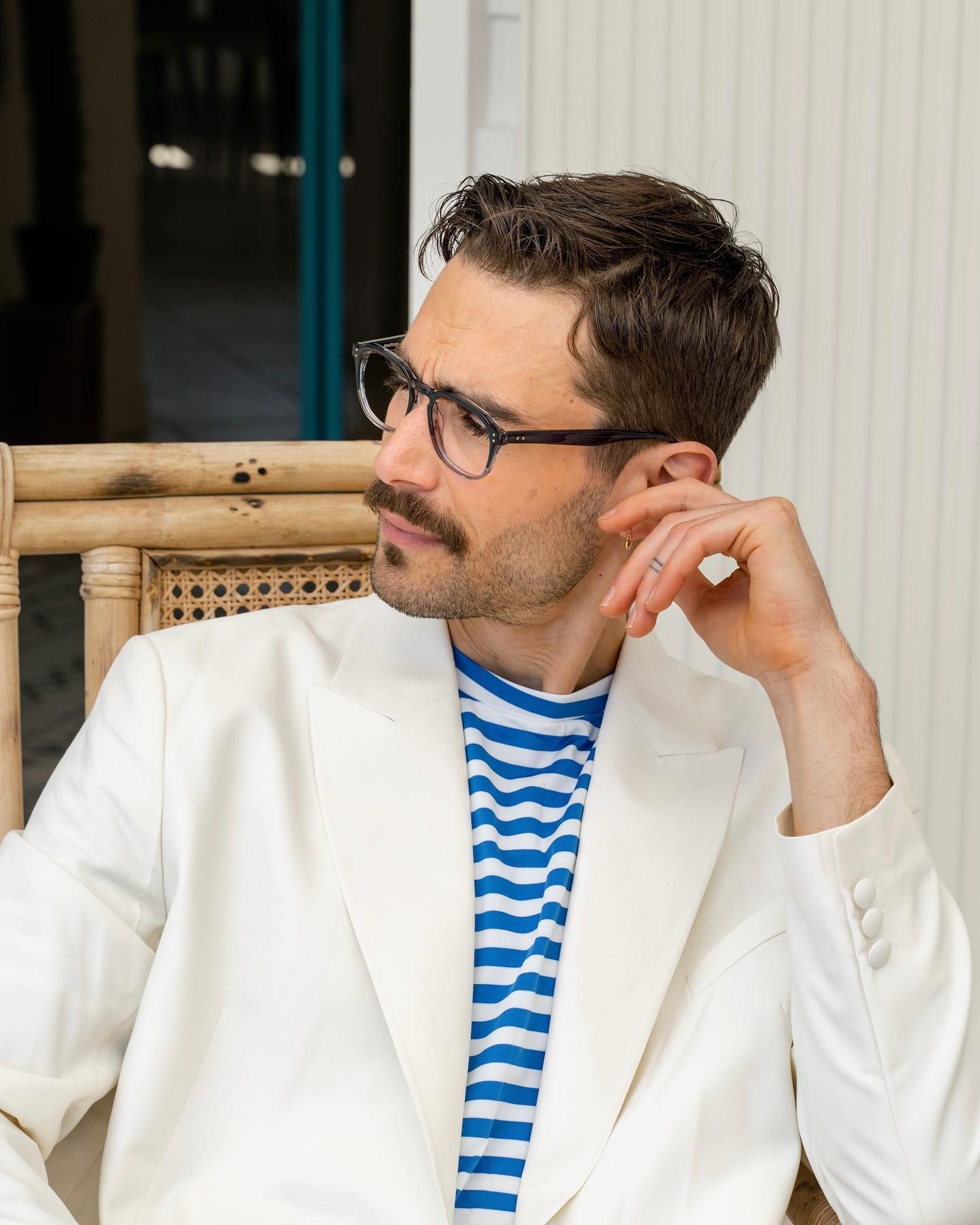 Lunette marque MARLONE - Monture française - vendue chez Gembloux Optique - Lunette moderne - lunette à la mode