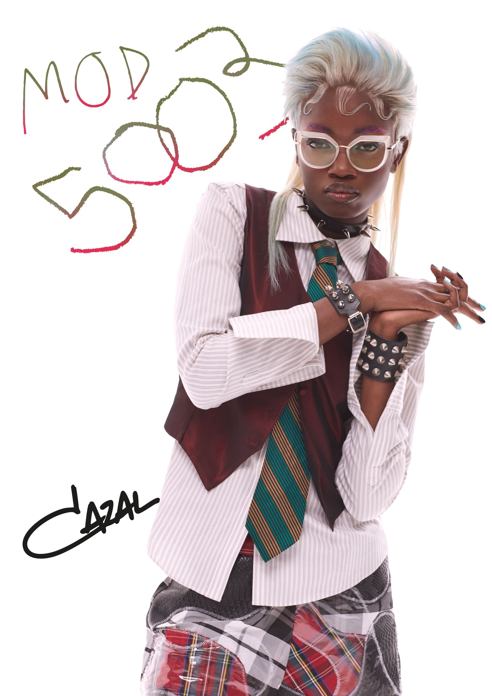 Lunette marque CAZAL - monture de lunettes ultra mode et design pour na pas passer inaperçu - vendue chez Gembloux Optique