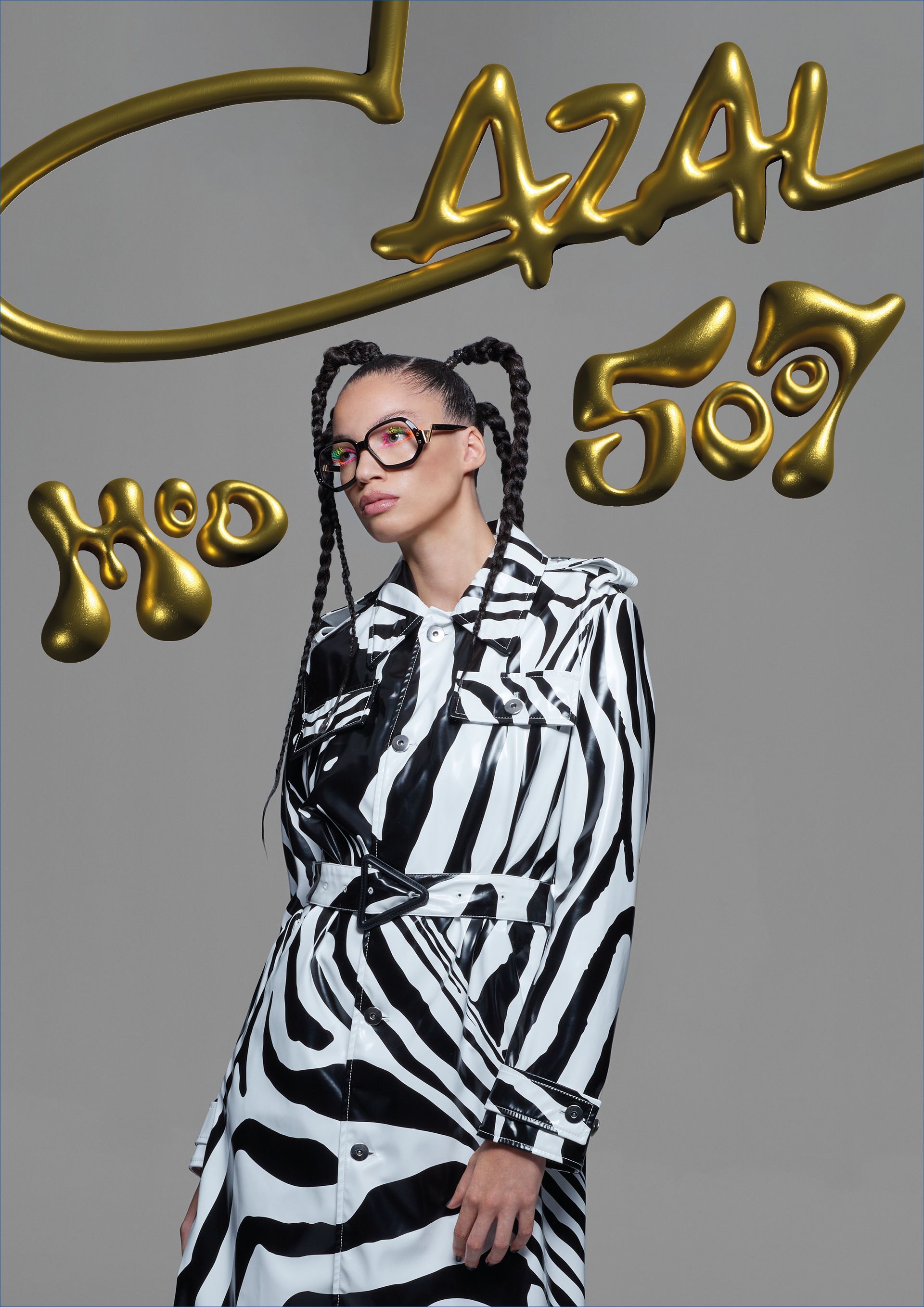 Lunette marque CAZAL - monture de lunettes ultra mode et design pour na pas passer inaperçu - vendue chez Gembloux Optique