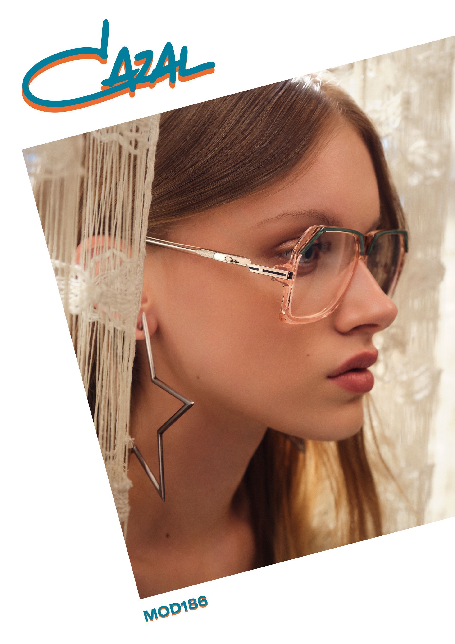 Lunette marque CAZAL - monture de lunettes ultra mode et design pour na pas passer inaperçu - vendue chez Gembloux Optique