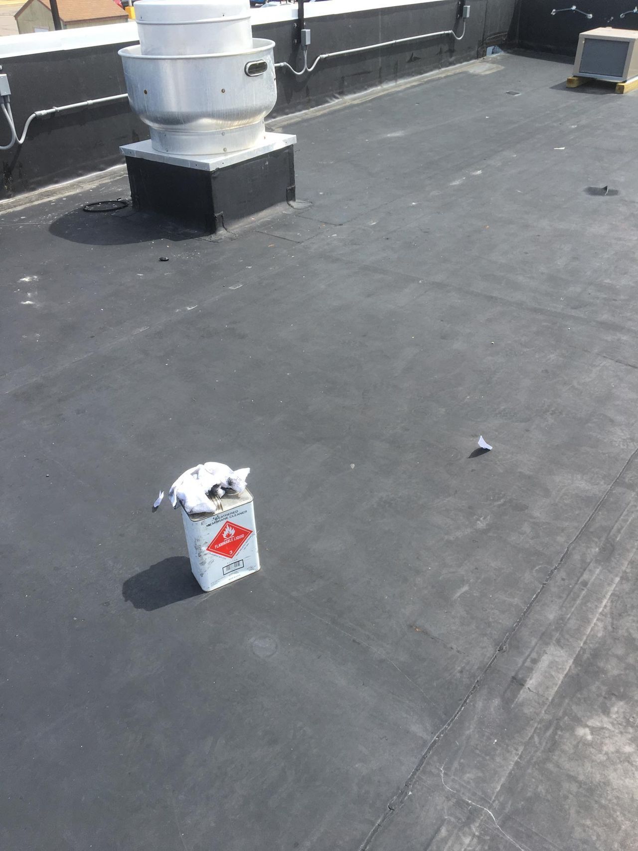 Black Flat Roof — Keene, NH — W.E. Brown Roofing