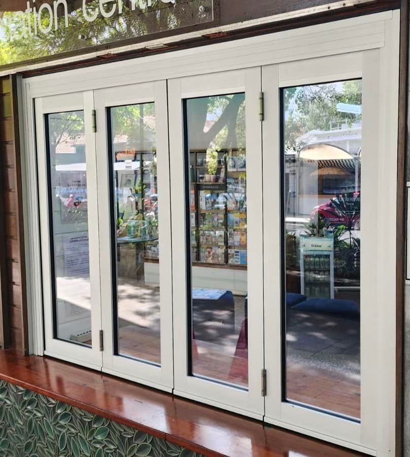 Timber Windows With Glass Of A Shop — SC Glass & Aluminium in Gympie, QLD