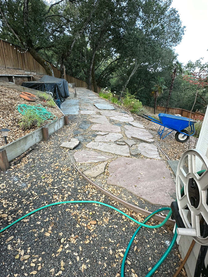 Side Walks Renovation Before | Santa Rosa, CA | Santana Concrete