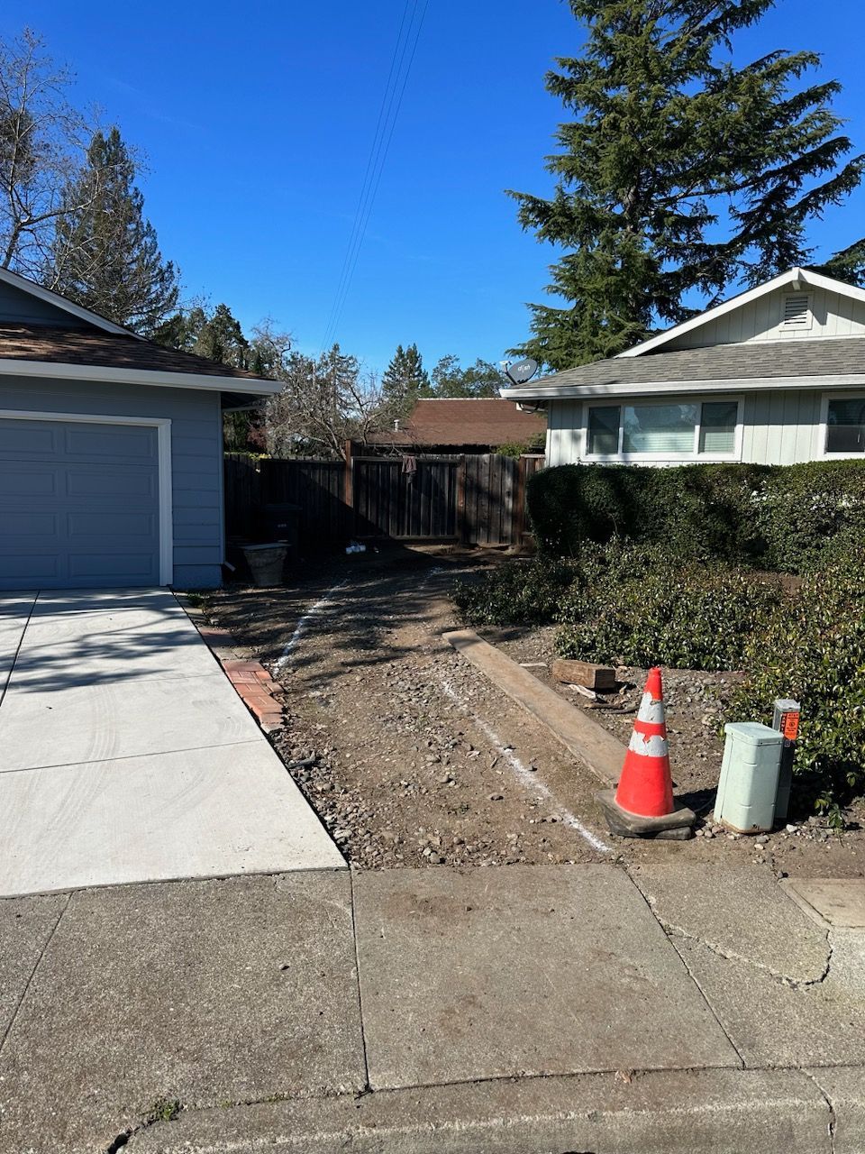 Before Renovation | Santa Rosa, CA | Santana Concrete