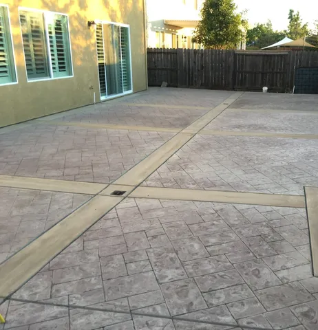 Stamped concrete — Santa Rosa, CA — Santana Concrete