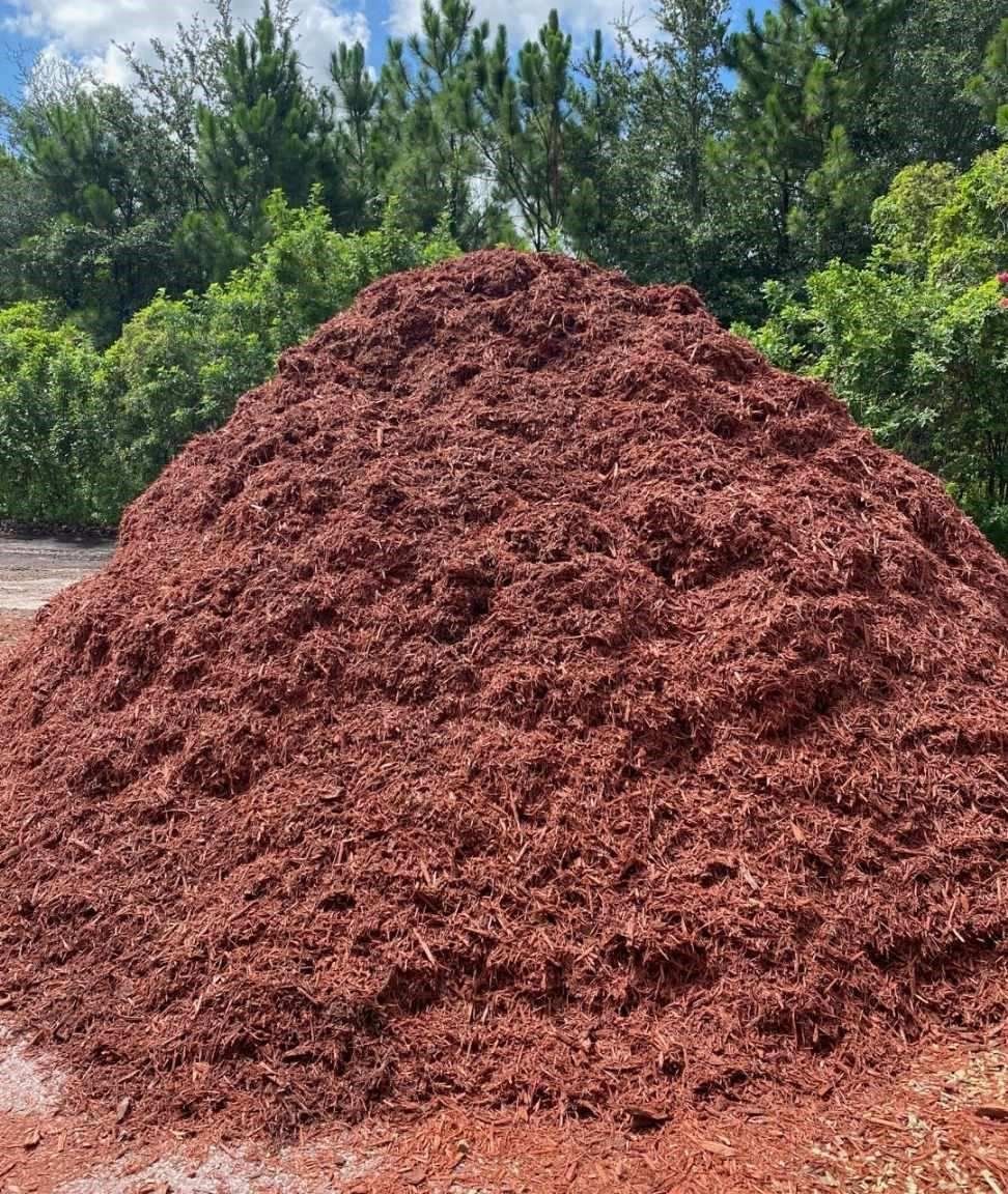 Red Mulch — Orlando, FL — Sunrise Landscape Supply