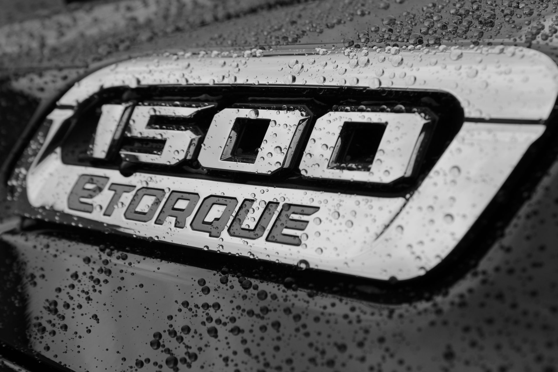 Water beading from ceramic coating