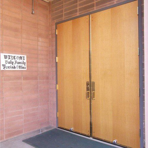 Commercial Wood Security Doors