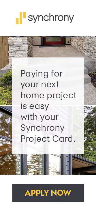 Flexible financing available through Synchrony