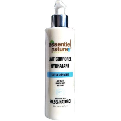Lait hydratant BIO pour le corps avec du lait de chèvre bio + Aloe Vera bio. Soin du corps hydratant délicatement parfumé «Mademoiselle »
