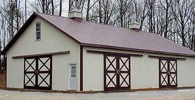 Barn With Metal Roof
