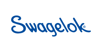 Swagelok logo in blue script.
