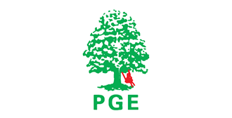 Green tree logo with red figure climbing, the text 