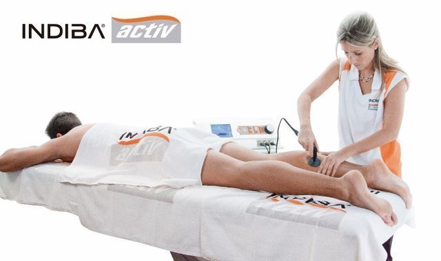 Sessione di tecarterapia