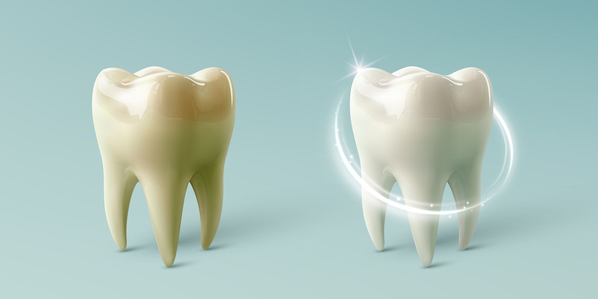 Teeth Whitening Concept - Professional Whitening