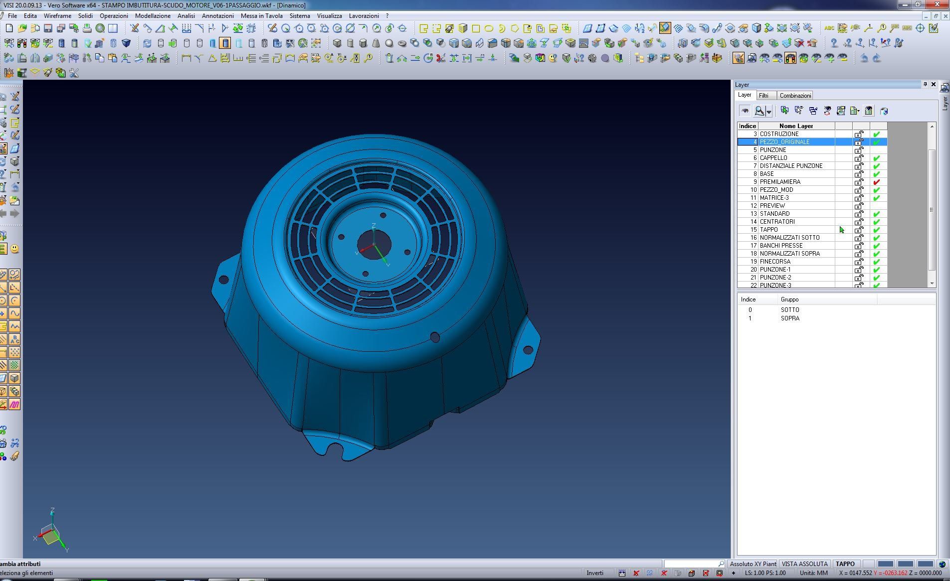 progettazione ventola