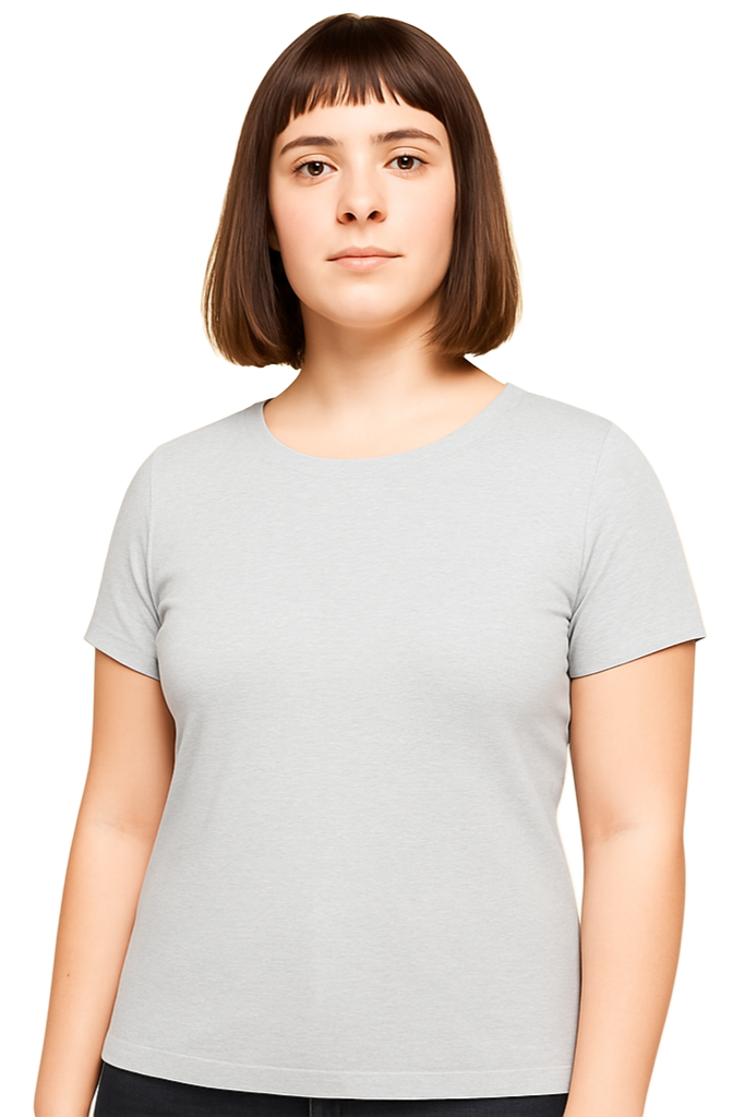 lady with yellow background