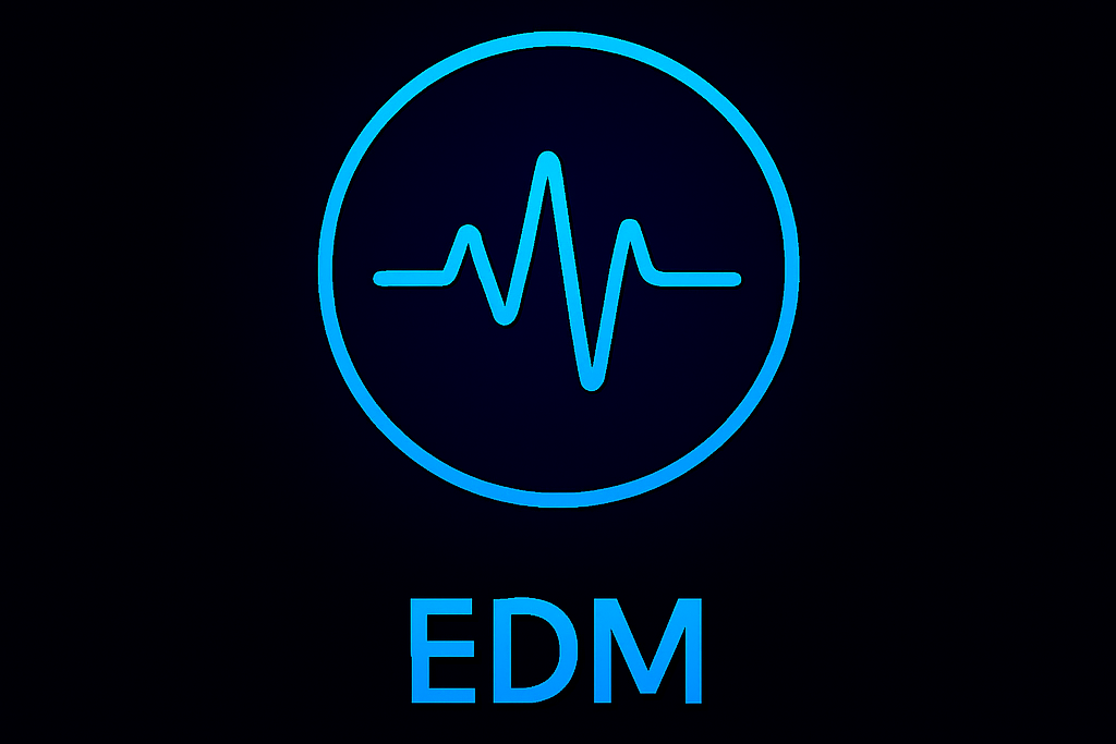 EDM thumbnail with soundwave graphics and ‘Watch Now’ banner