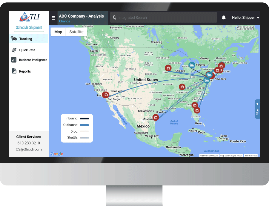 shipping solutions for shippers routing freight