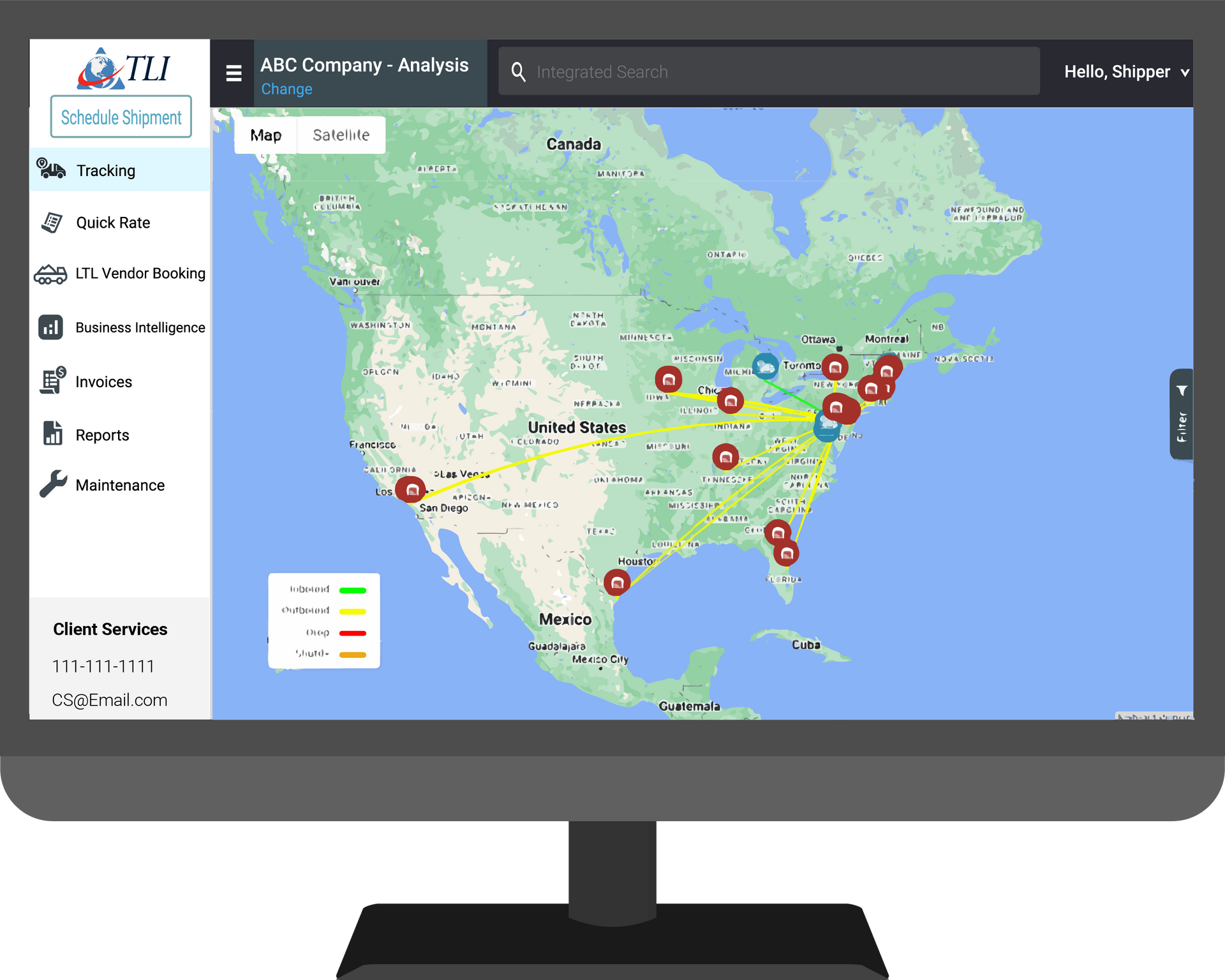 TMS Shipping Tracking