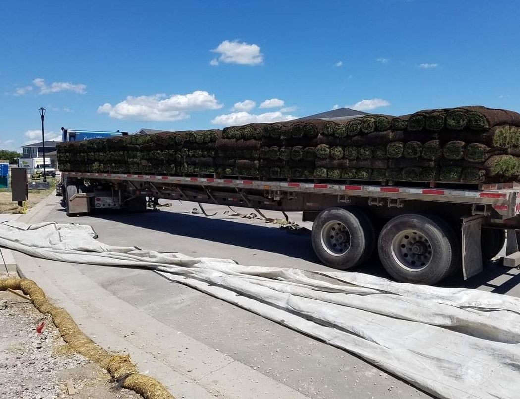 Truck with Sod