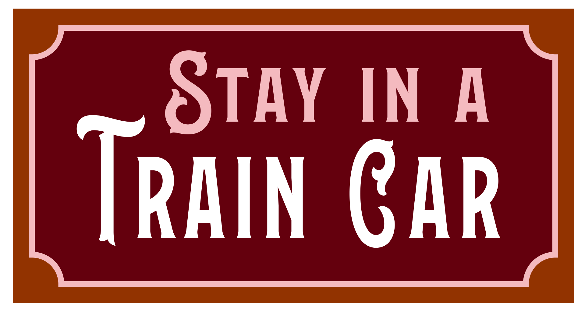 Train Car sign
