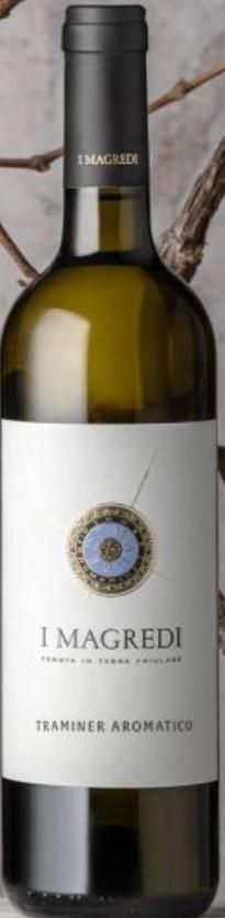 Bottiglia di vino con etichetta 