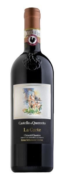 Una bottiglia di vino con l'etichetta 