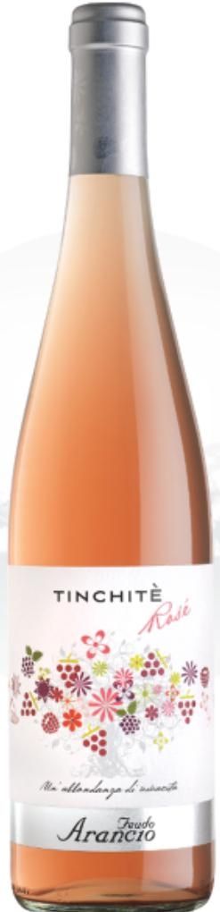 Bottiglia di vino rosato 