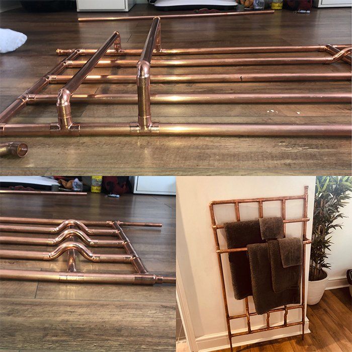 copper pipes