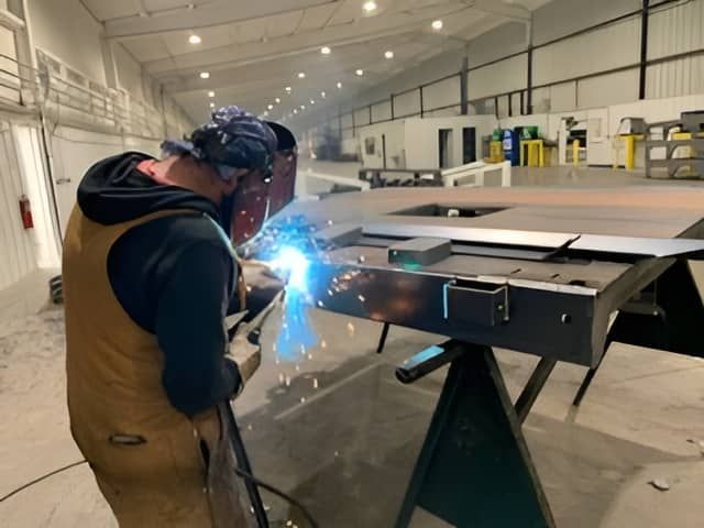 image of man welding