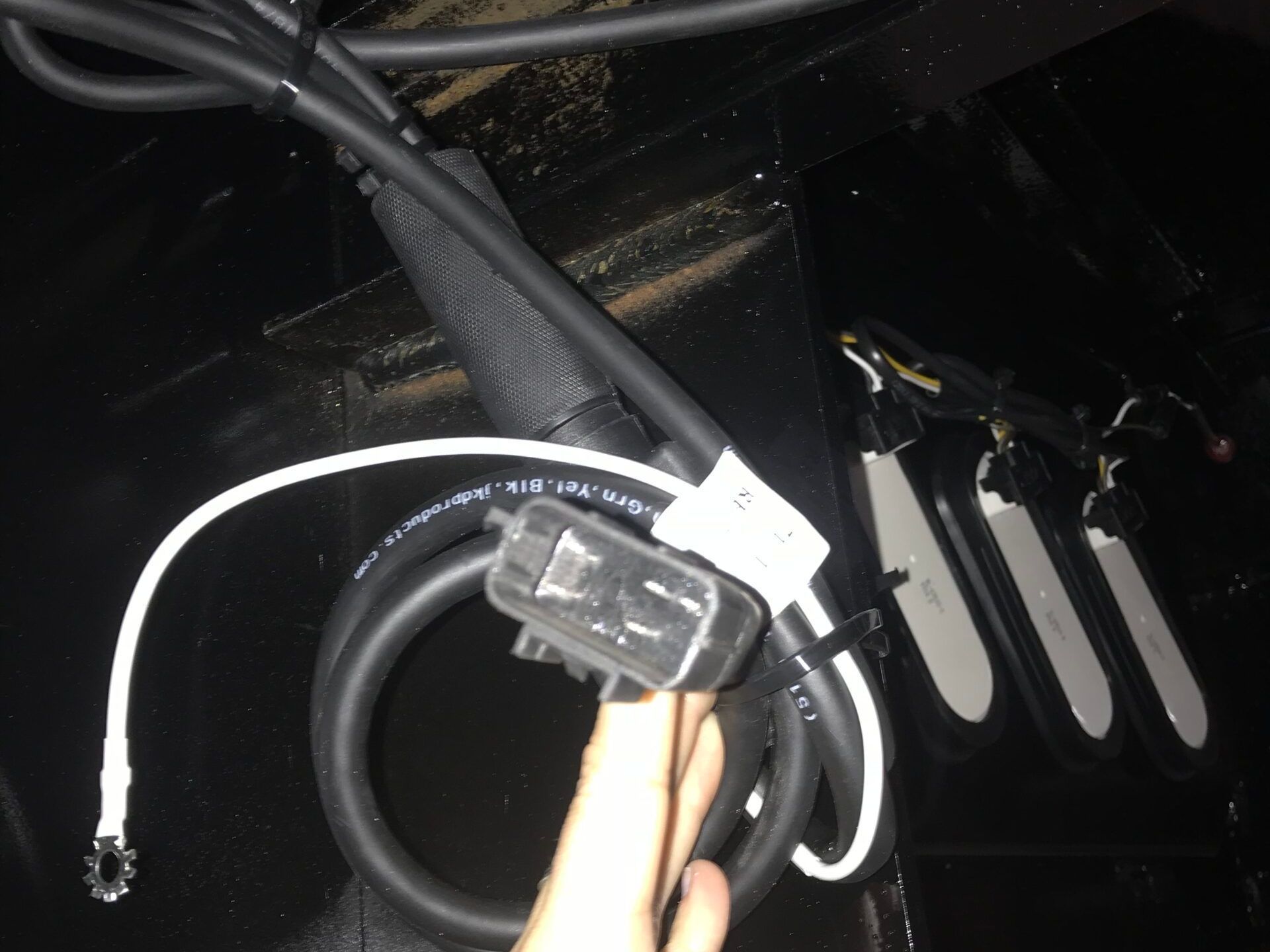 image of truck bed wiring connector harness