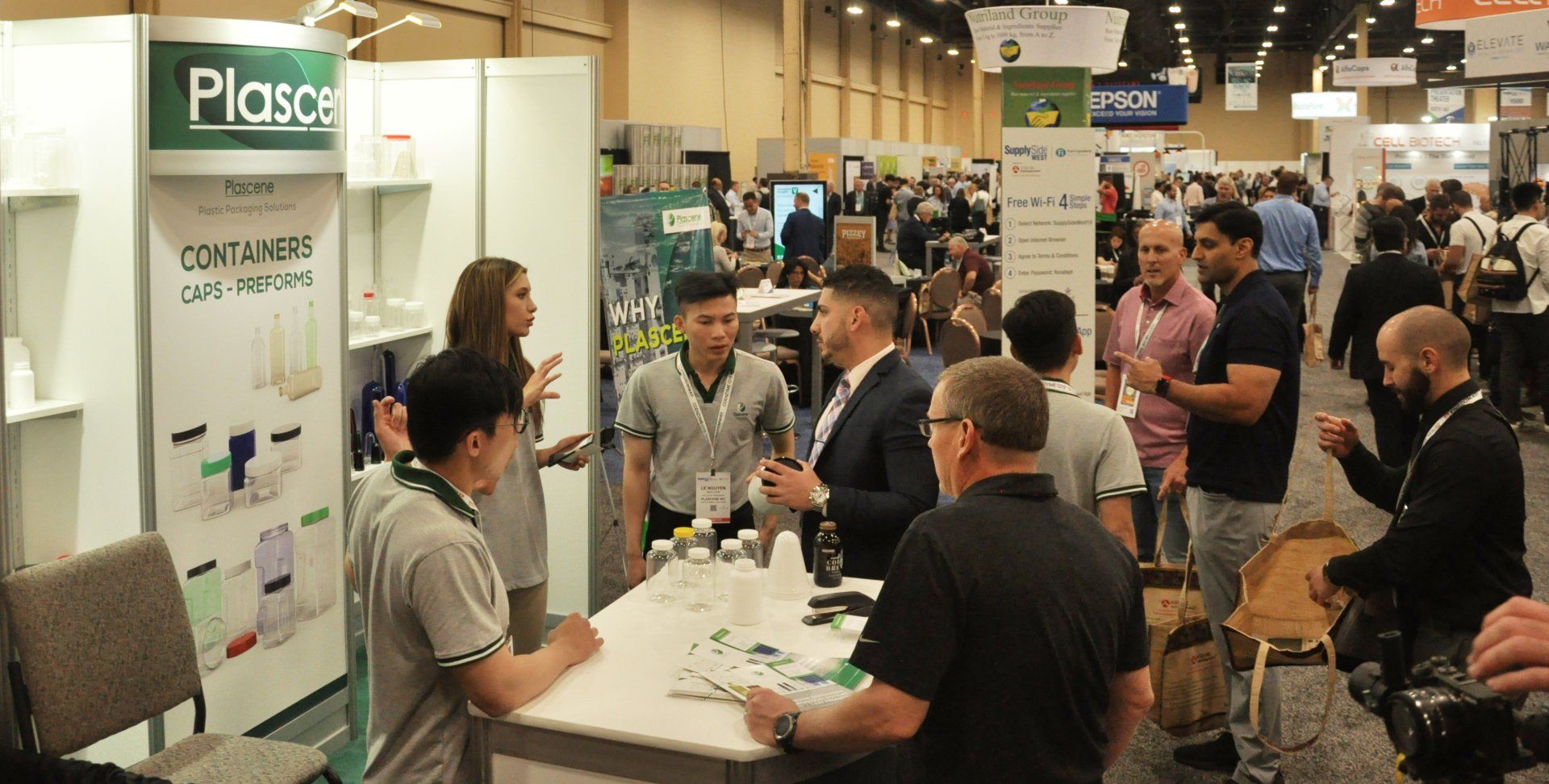 Plascene, SupplySide West Expo, Las Vegas 2019