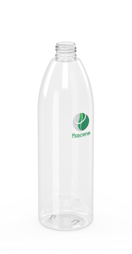 Clear PET plastic bullet bottle.