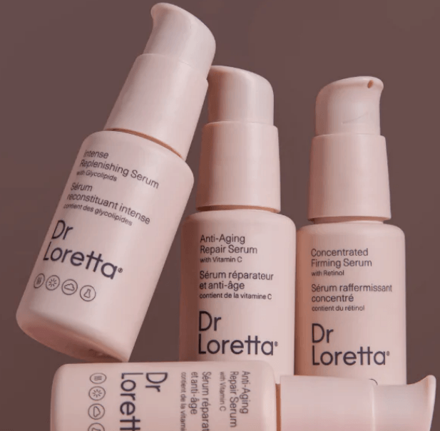 Dr. Loretta skincare products.
