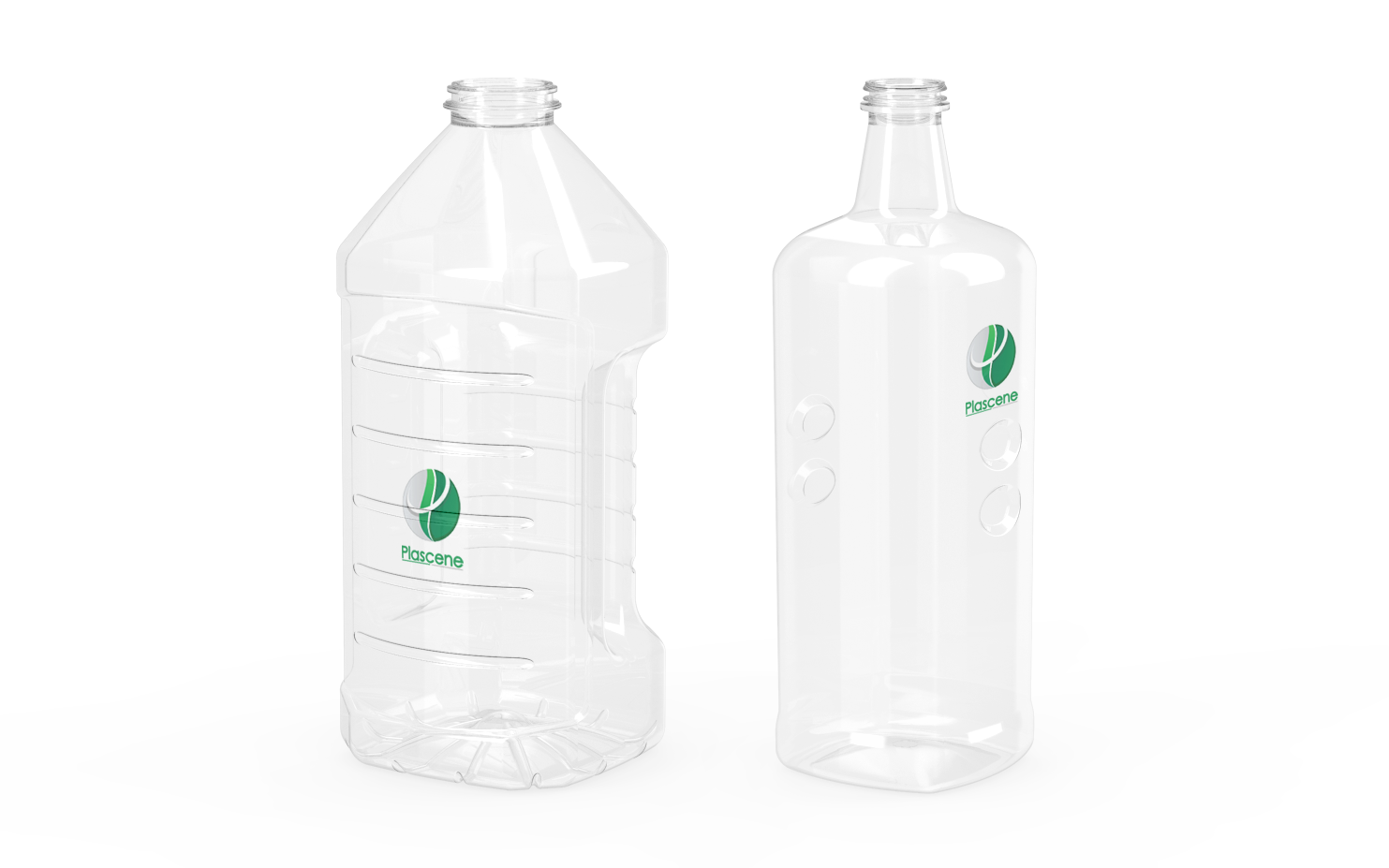 There are many different types of oil in plastic bottles.