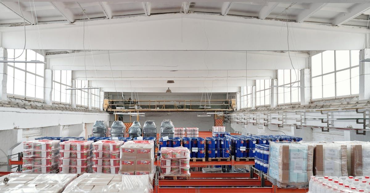 Trucks at a loading dock