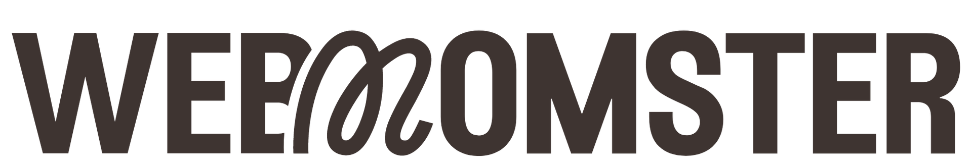 A logo for Web Momster custom websites and templates