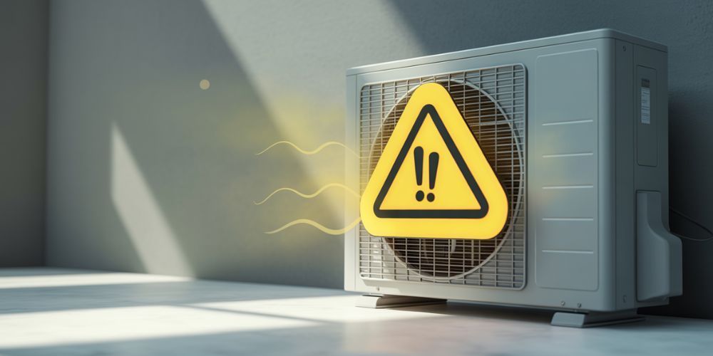 Chemical smell warning for refrigerant leak