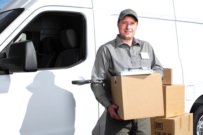 Happy Professional Shipping Courier — Pegar Transport in Port Macquarie NSW