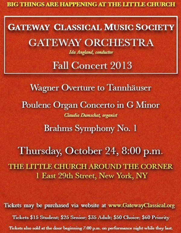 Gateway Orchestra Fall Concert 2013