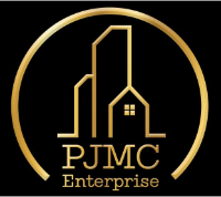 Room being painted: ladder, paint roller, and supplies on a drop cloth.