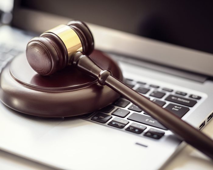 Transaction – Justice Gavel on Laptop in Brookings, OR