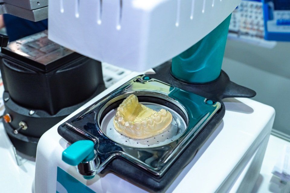 creazione di una protesi mobile