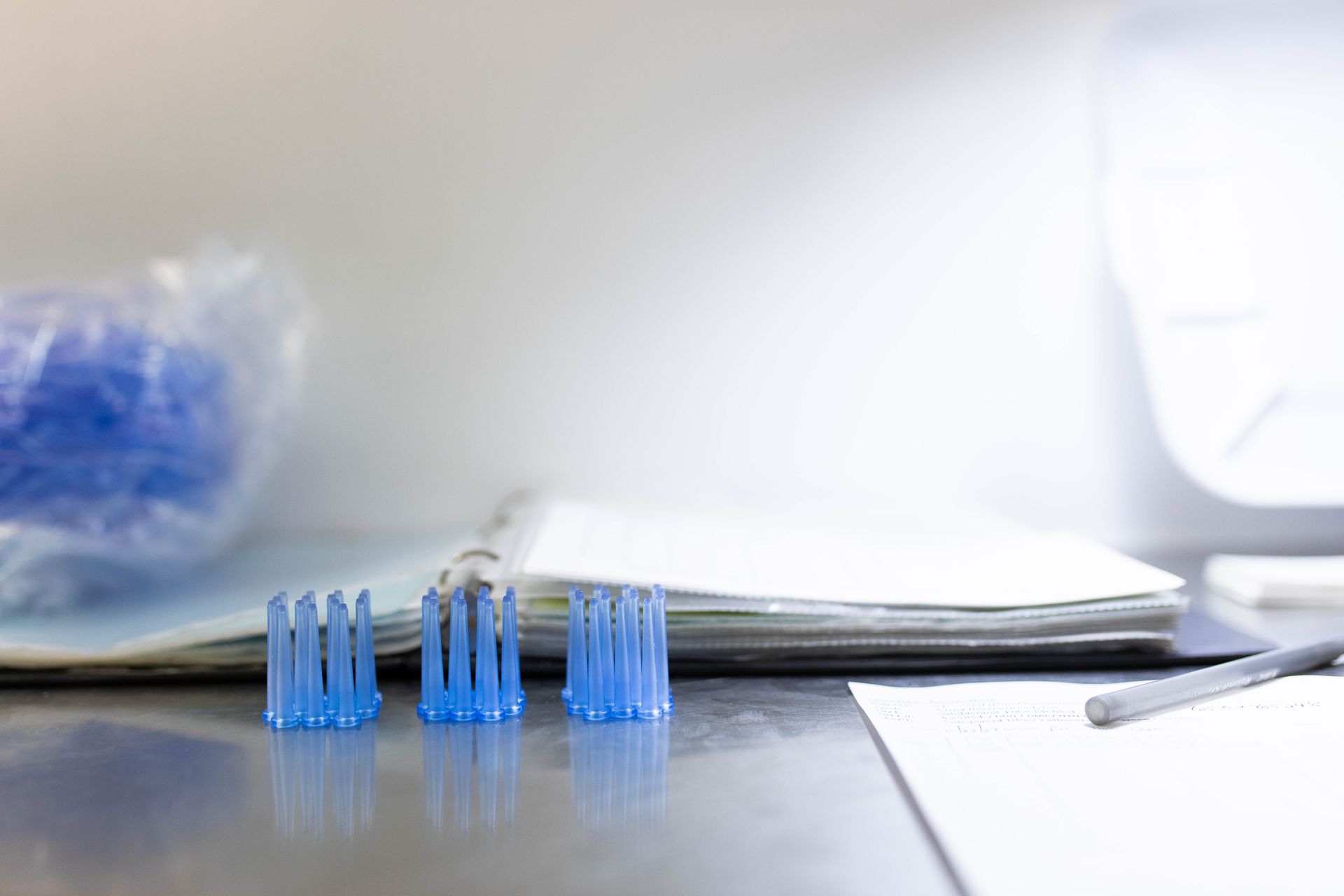 Medical device plastic parts in sterile ISO clean room