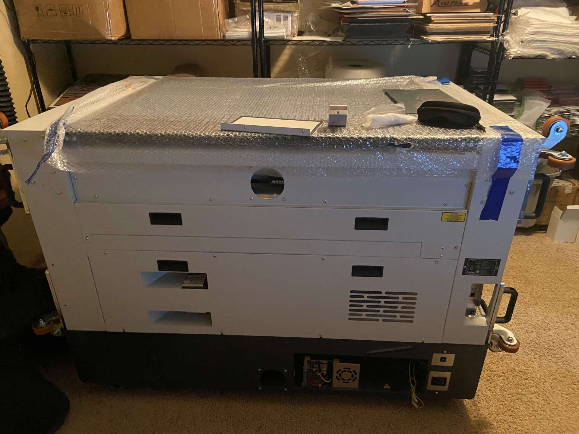 Back of the Laser Cutter — Omaha, NE — Elite Movers